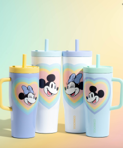 Mickey & Minnie Mouse Retro Rainbow Leakproof Cruiser